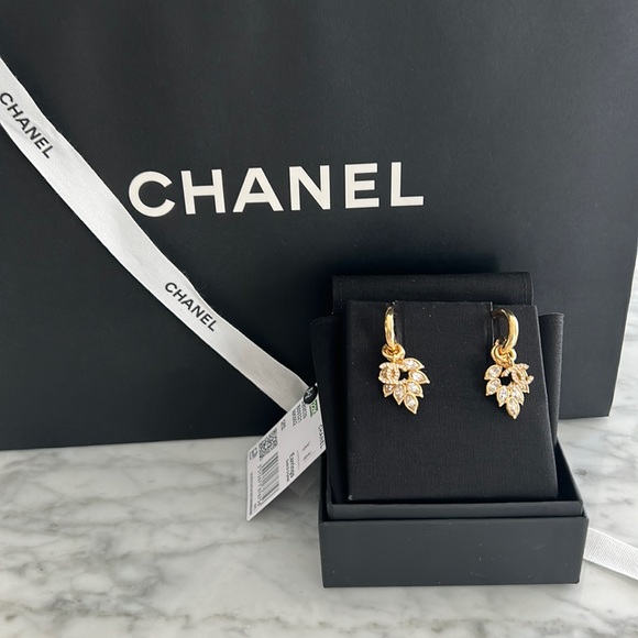 hanging chanel earrings